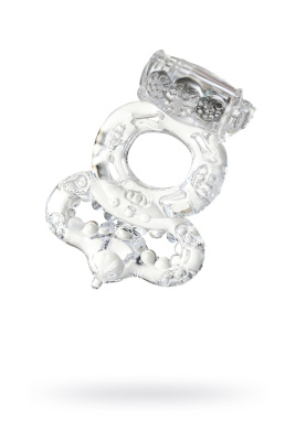 Виброкольцо TOYFA, TPE, прозрачный (00138530)