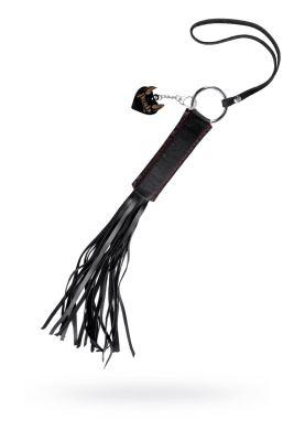 Плеть Pecado BDSM, Классическая, натуральная кожа, черная (УТ-00002670)