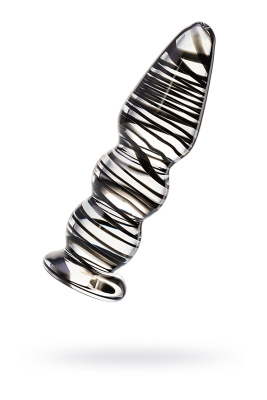 Анальная втулка Sexus Glass, стекло, прозрачный, 13 см, d 3,5 см (00138464)