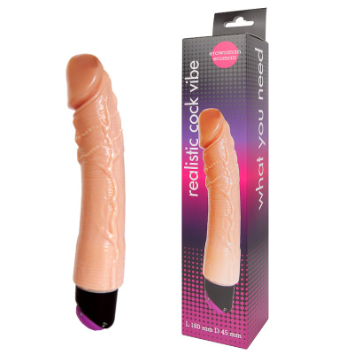 Фаллоимитатор с вибрацией REALISTIC COCK VIBE, L 200 мм D 40 мм (EE-10040)