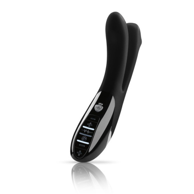 Tingling Apart eStim Vibrator, Black Edition Двойной электростимулятор (46877 ЭМ)