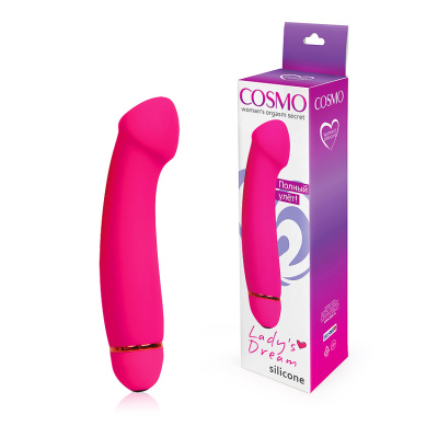 ВИБРОМАССАЖЁР 20 режимов вибрации, L 150 мм D 42x38 мм, цвет розовый (CSM-23111)