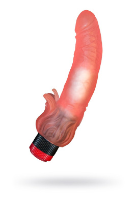 Вибромассажёр гелевый, розовый, 18,5 см (УТ-00000438)