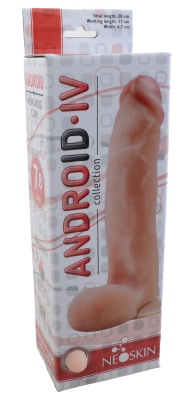 ФАЛЛОИМИТАТОР РЕАЛИСТИК ANDROID LONG L 170 мм D 47 мм, киберкожа (552903)