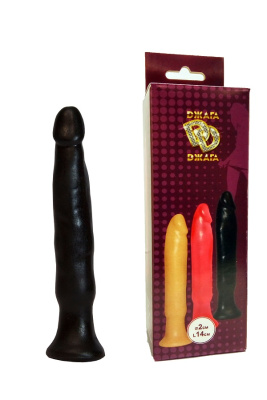 Анальный стимулятор чергого цвета без мошонки (4050-23 CD DD)